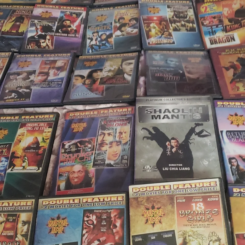 Martial arts kung-fu double feature vintage movies rare find collectibles